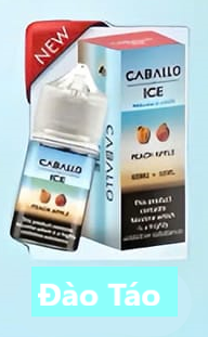 Caballo Ice Đào Táo Saltnic (30ml / 60mg)
