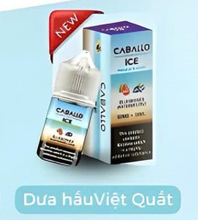 Caballo Ice Dưa Hấu Việt Quất Saltnic (30ml / 60mg)