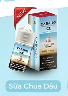 Caballo Ice Sữa Chua Dâu Saltnic (30ml / 60mg)
