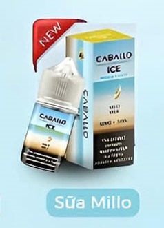 Caballo Ice Sữa Milo Saltnic (30ml / 60mg)