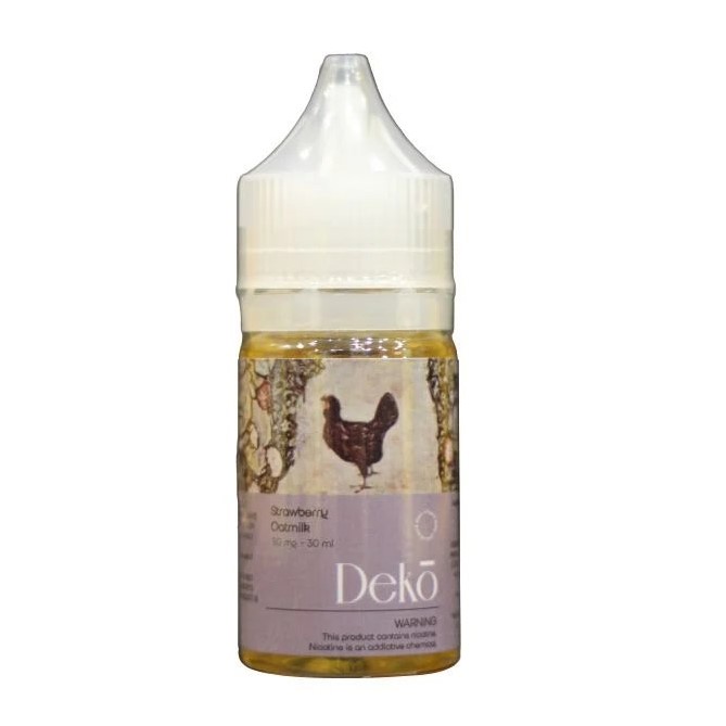 Deko SỮA YẾN MẠCH DÂU Saltnic (30ml / 30mg / 50mg)