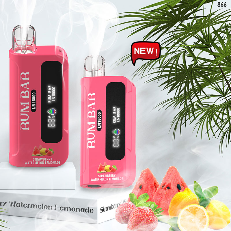 Rum Bar 18000 Hơi Chanh Dâu Dưa Hấu (50mg) – Pod 1 Lần