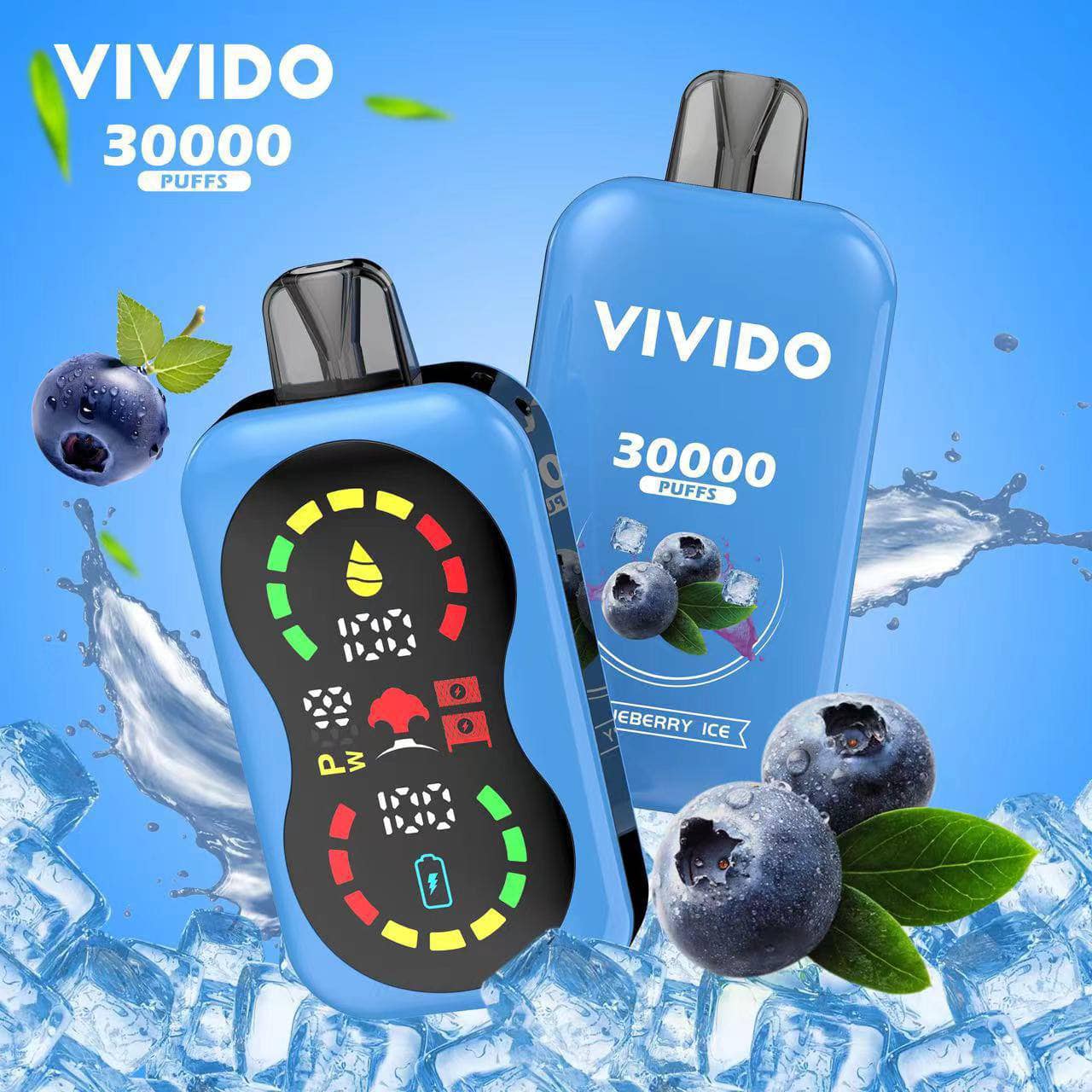 Vivido 30000 Hơi Việt Quất Lạnh (50mg) – Pod 1 Lần