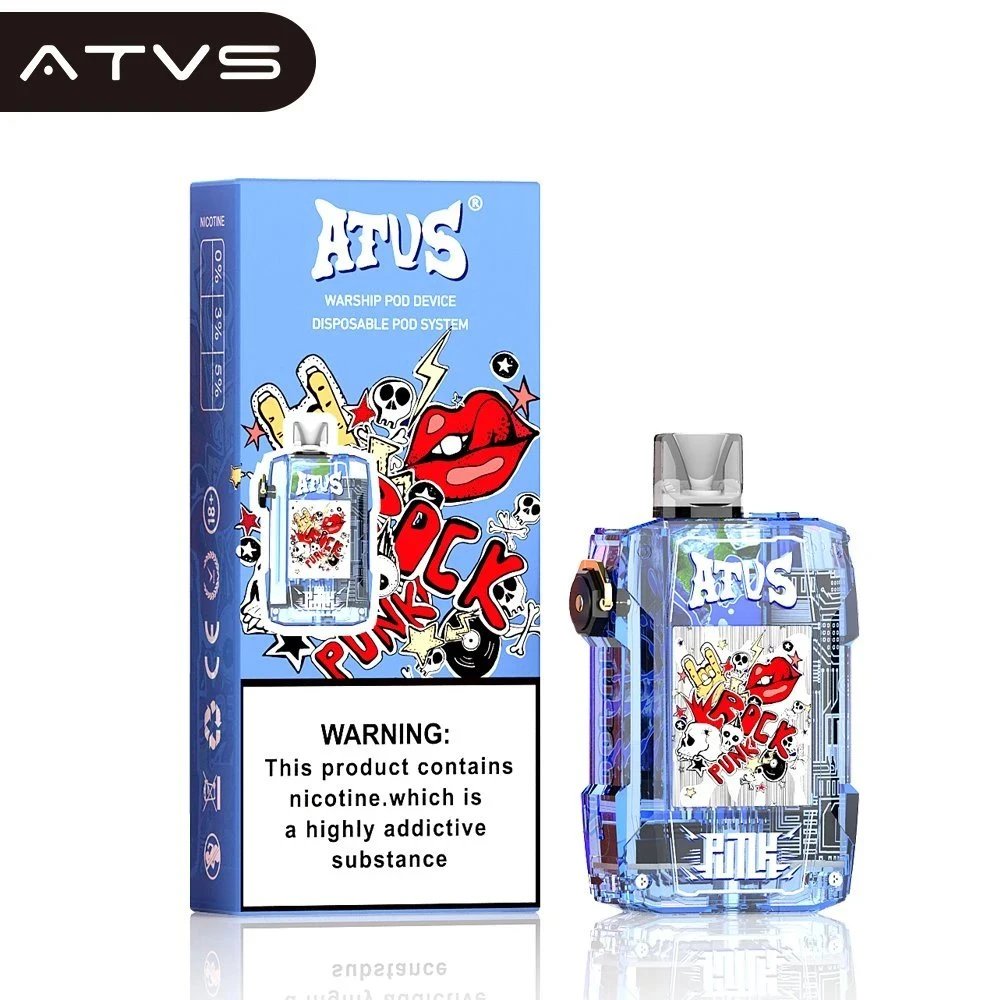 ATVS Warship 7000 Hơi - Việt Quất Lạnh (50mg) – Pod 1 Lần
