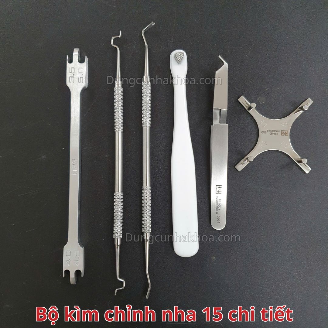 Bộ kìm chỉnh nha 15 chi tiết Parkistan