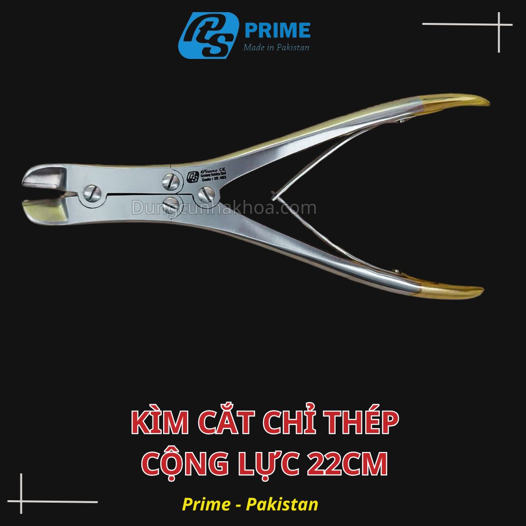 Kìm cắt chỉ thép cộng lực 22cm