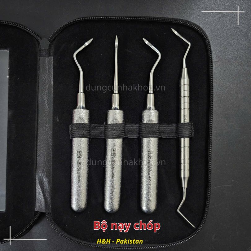 BỘ DỤNG CỤ NẠY CHÓP CHÂN RĂNG PARKISTAN (NẠY ROOTTIP)