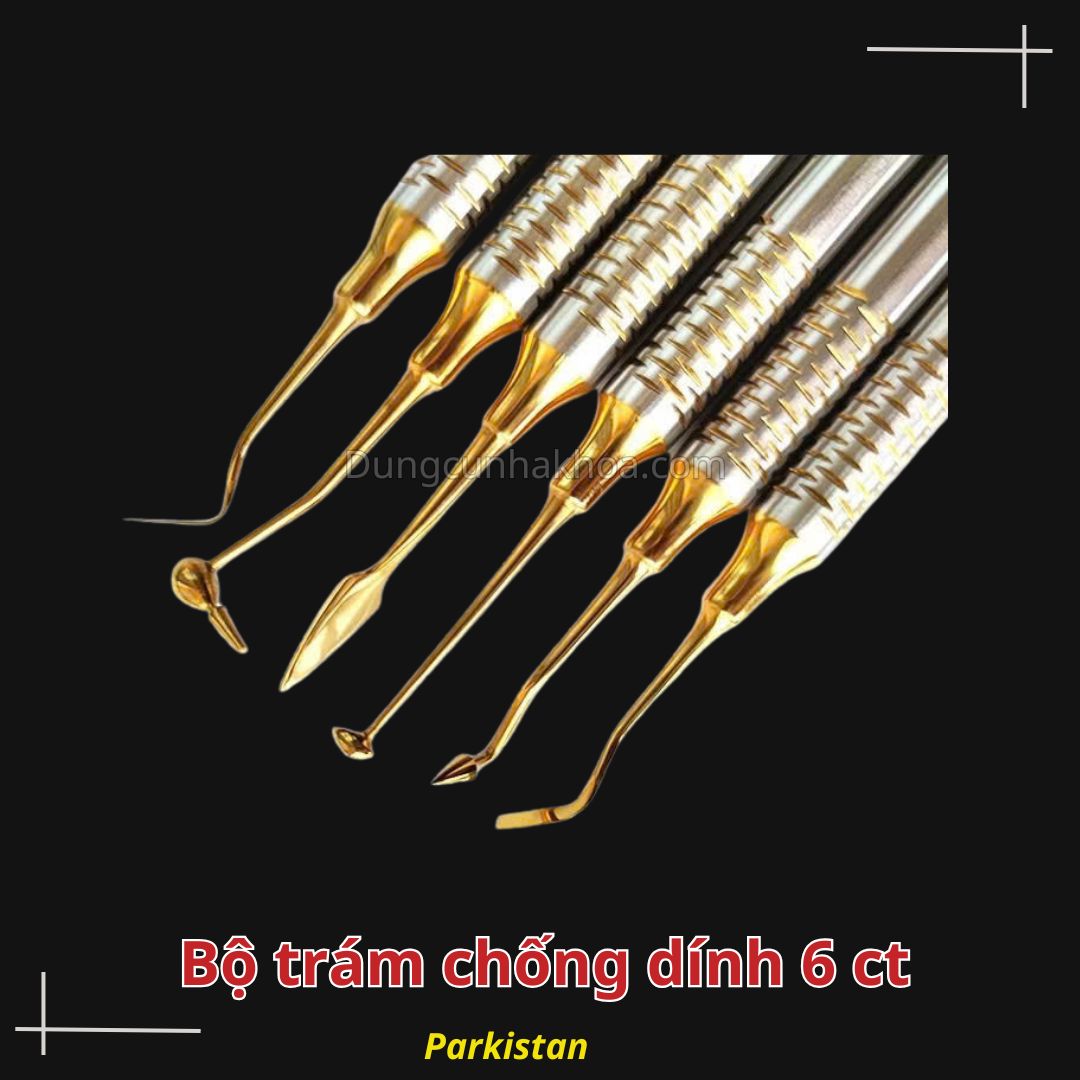Bộ dụng cụ trám compostie chống dính 6 chi tiết