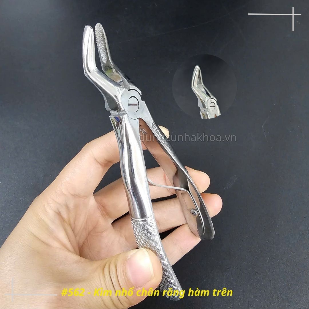 Kìm 561 - Kìm nhổ chân răng hàm trên, kìm nhổ răng trẻ em, kìm nhổ răng sữa