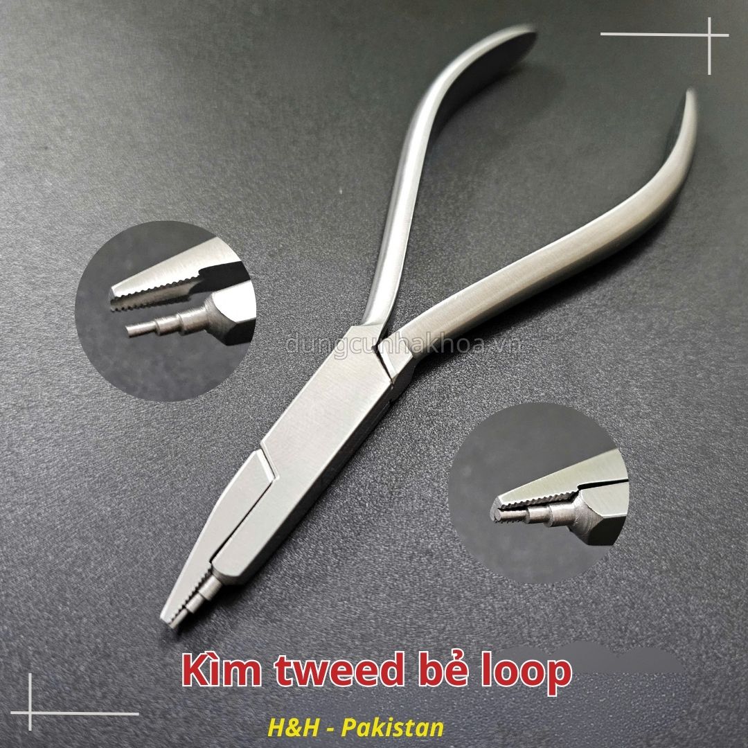 Kìm tweed bẻ loop, kìm omega chỉnh nha, kìm lòng máng - Parkistan