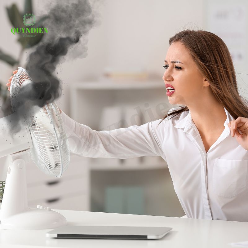 Bí kíp giúp lóc quạt chạy êm ru, không rung lắc, không tốn điện!