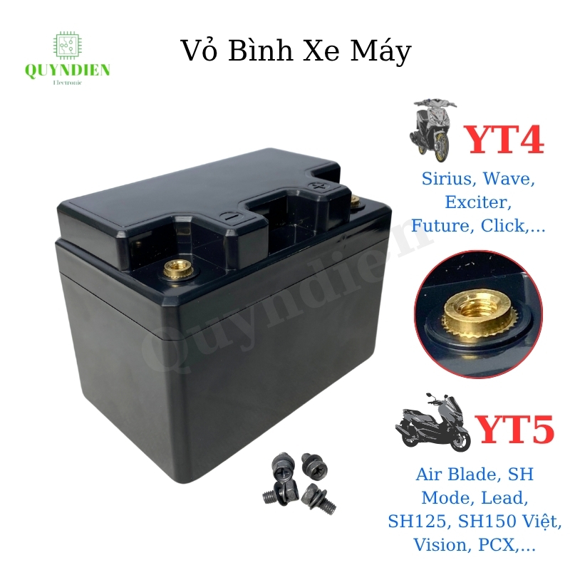 🔋 Tối Ưu Chi Phí Và Hiệu Suất Với Vỏ Bình Xe Máy YT4/YT5 – Giải Pháp Dành Cho Người Dùng Hiểu Biết