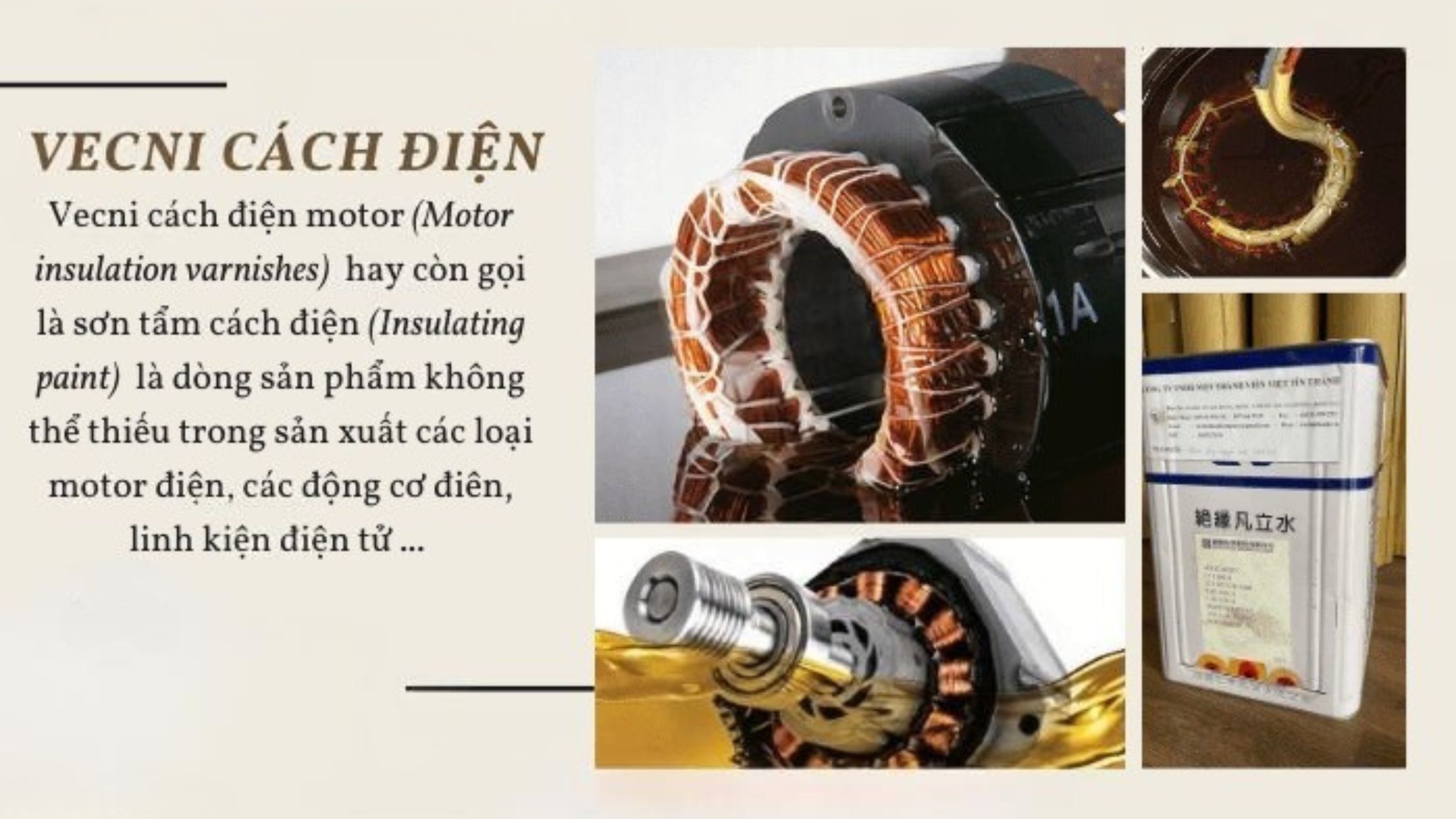 Vecni Cách Điện Là Gì? Ứng Dụng Cốt Lõi Trong Motor, Biến Áp & Cuộn Dây Điện