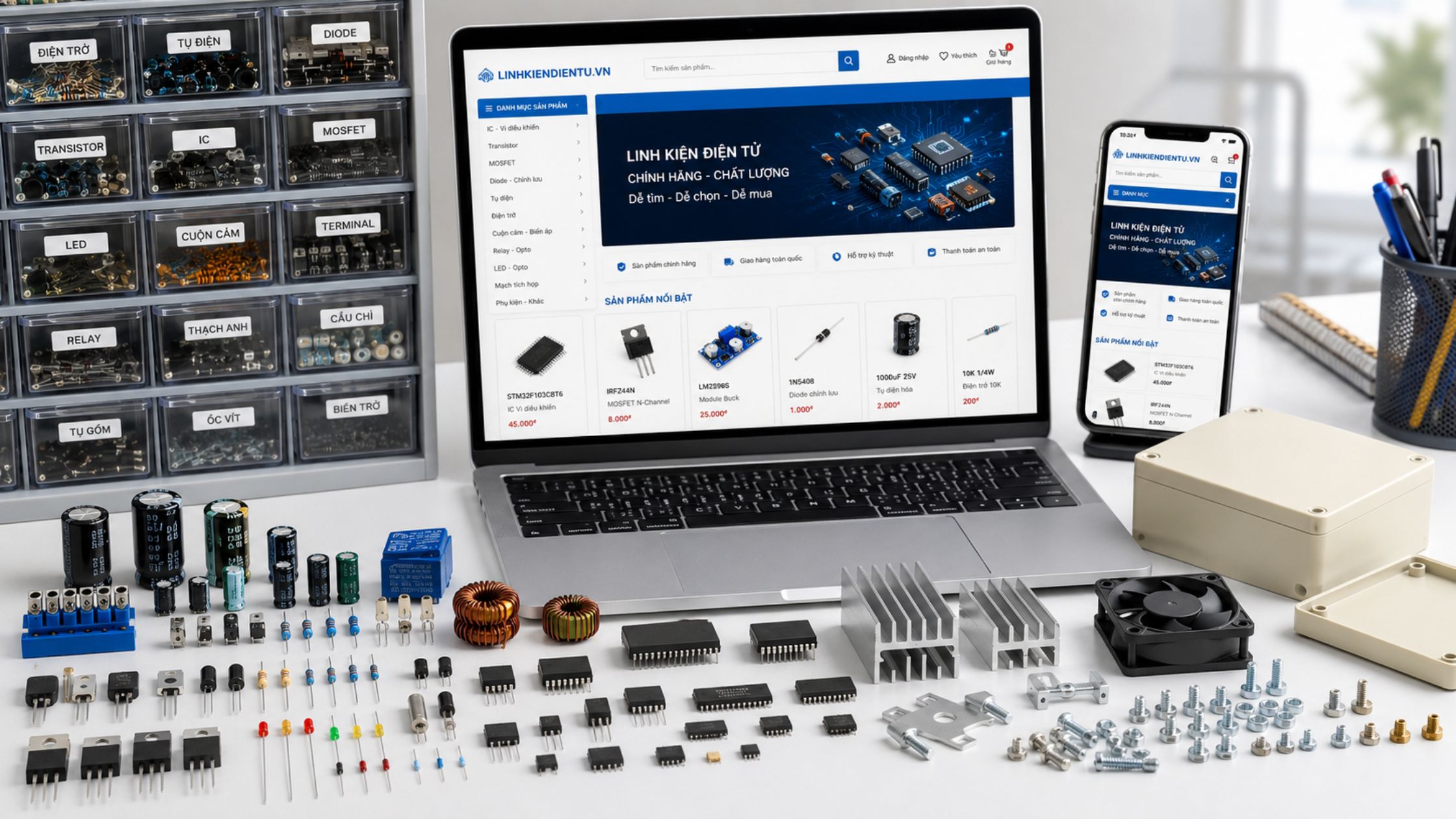 Bán Linh Kiện Điện Tử Hà Nội: Đủ Hàng, Giá Tốt, Hỗ Trợ Tư Vấn Cho Người Làm Mạch