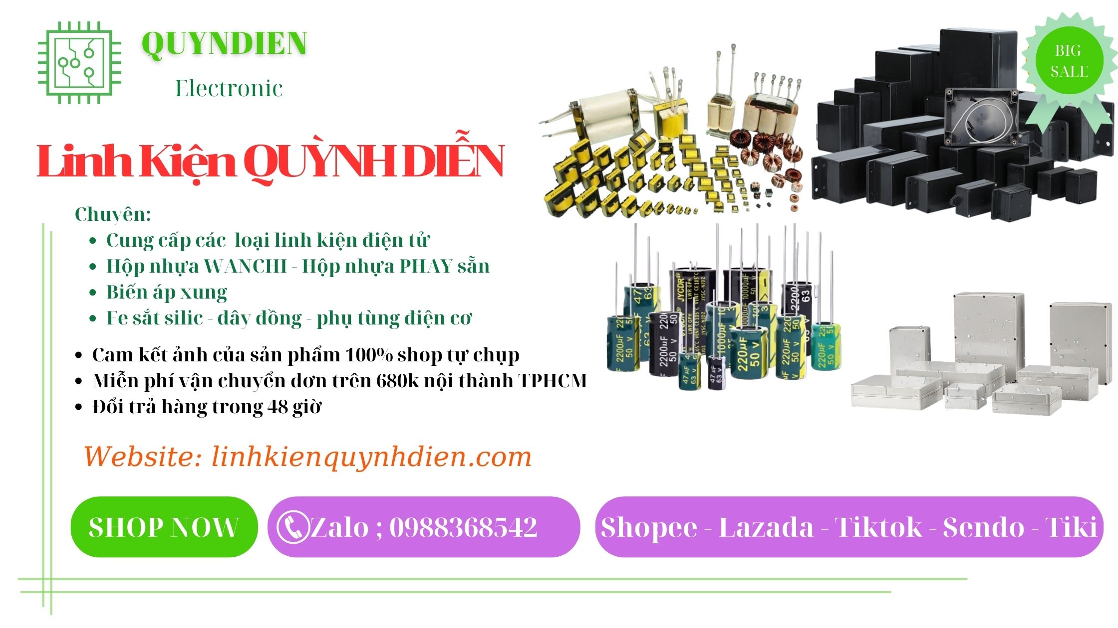Linh Kiện Quỳnh Diễn - Nơi Thấu Hiểu Nỗi Đau Của Những Người Làm Nghề