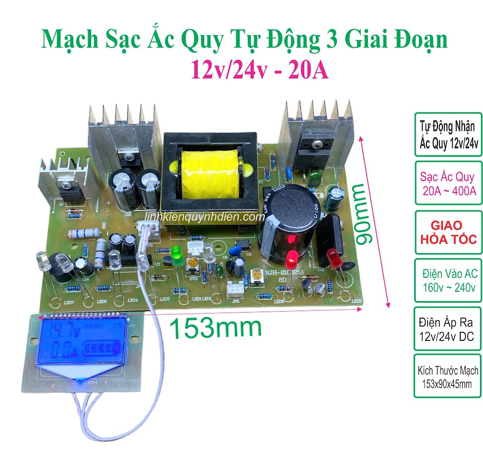 Khám Phá Mạch Sạc Ắc Quy 24V Siêu Bền, Siêu Hiệu Quả