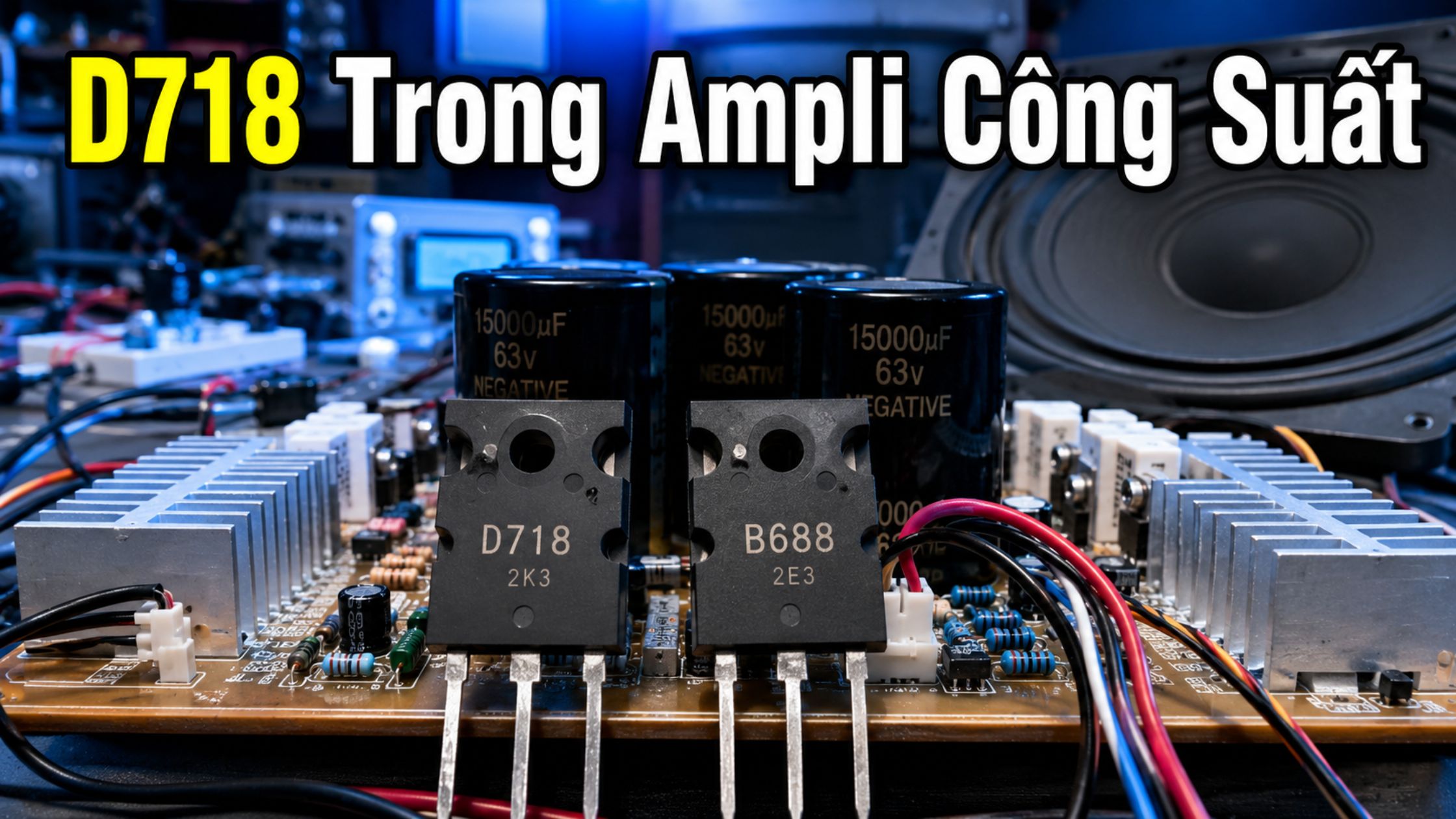 Top Ứng Dụng Phổ Biến Nhất Của D718 Trong Công Suất Âm Thanh