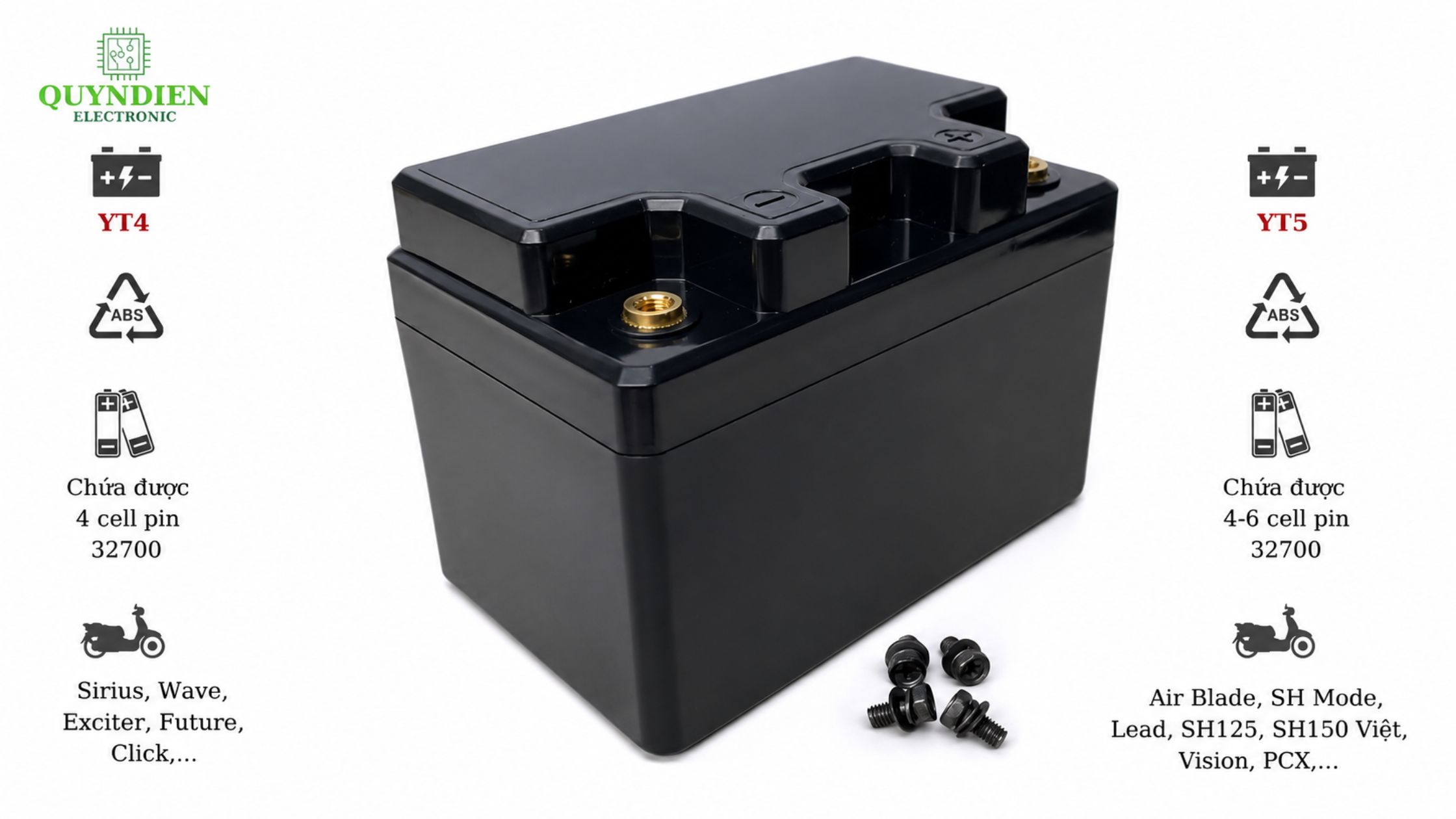 Phân Tích Kỹ Thuật Vỏ Bình YT4/YT5 – Giải Pháp Tích Hợp Pin Lithium 32700 Tối Ưu
