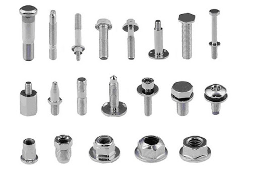 Tập hợp đa dạng các loại bu lông, ê-cu và đai ốc cho từng ứng dụng khác nhau: máy móc, xe cơ giới, lắp khung, điện tử, xây dựng.