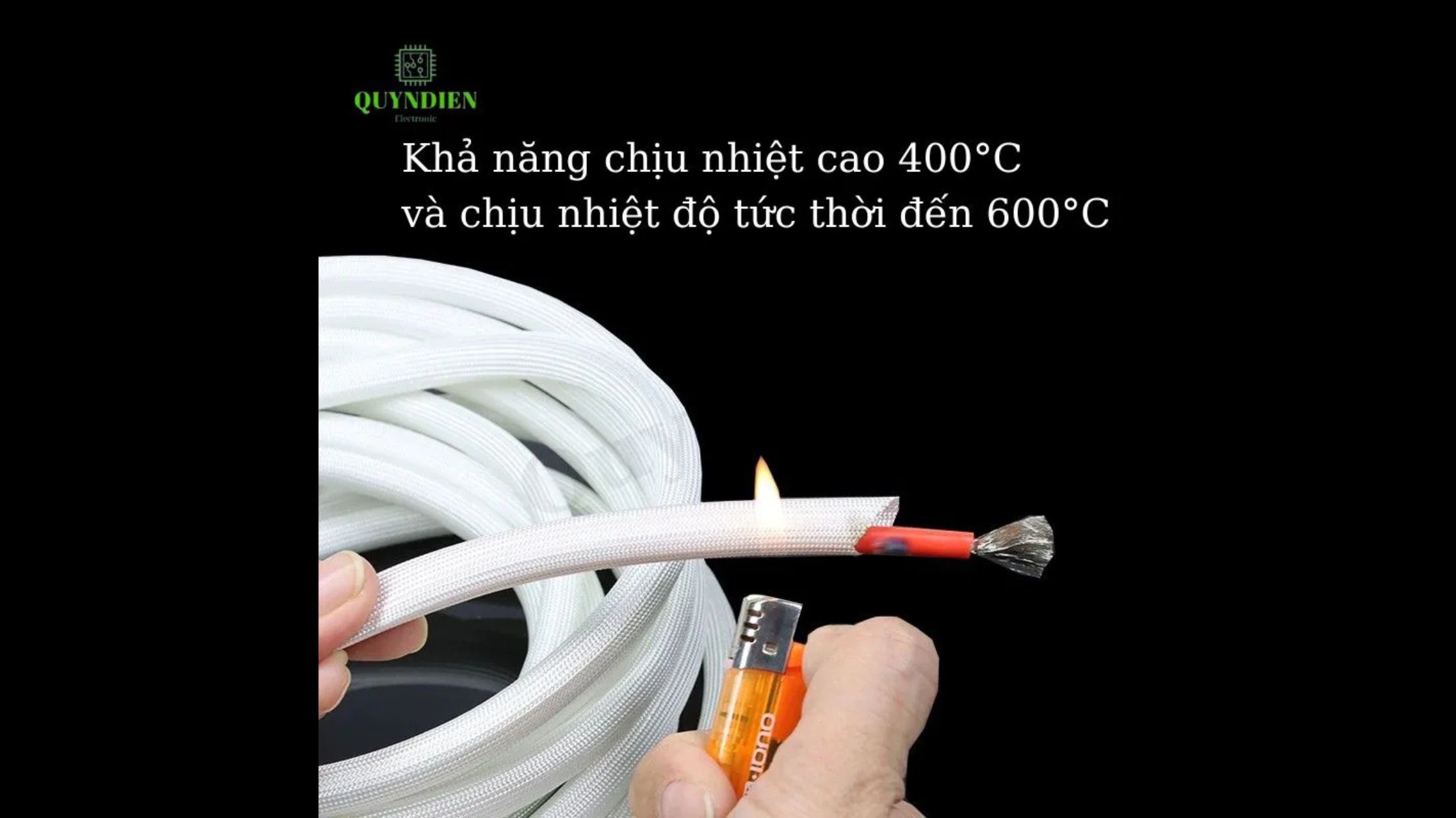 Ống gen thủy tinh chịu nhiệt được thử nghiệm trực tiếp bằng lửa, cho thấy khả năng chịu nhiệt liên tục lên đến 400°C và chịu nhiệt tức thời khoảng 600°C, phù hợp cho môi trường nhiệt độ cao.