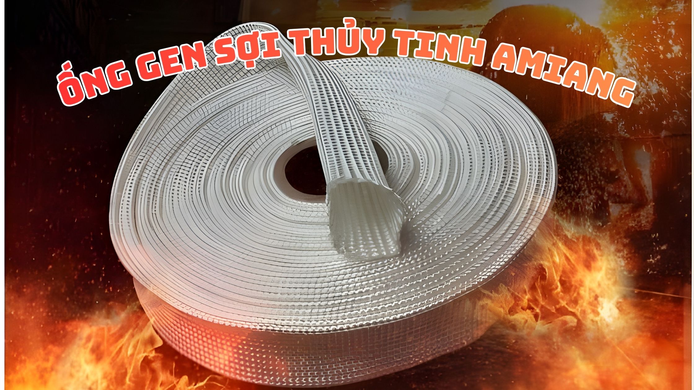Ống gen sợi thủy tinh amiang có khả năng chịu nhiệt rất cao, phù hợp cho các vị trí sát nguồn nhiệt, dây gia nhiệt, điện trở đốt nóng hoặc môi trường làm việc khắc nghiệt.