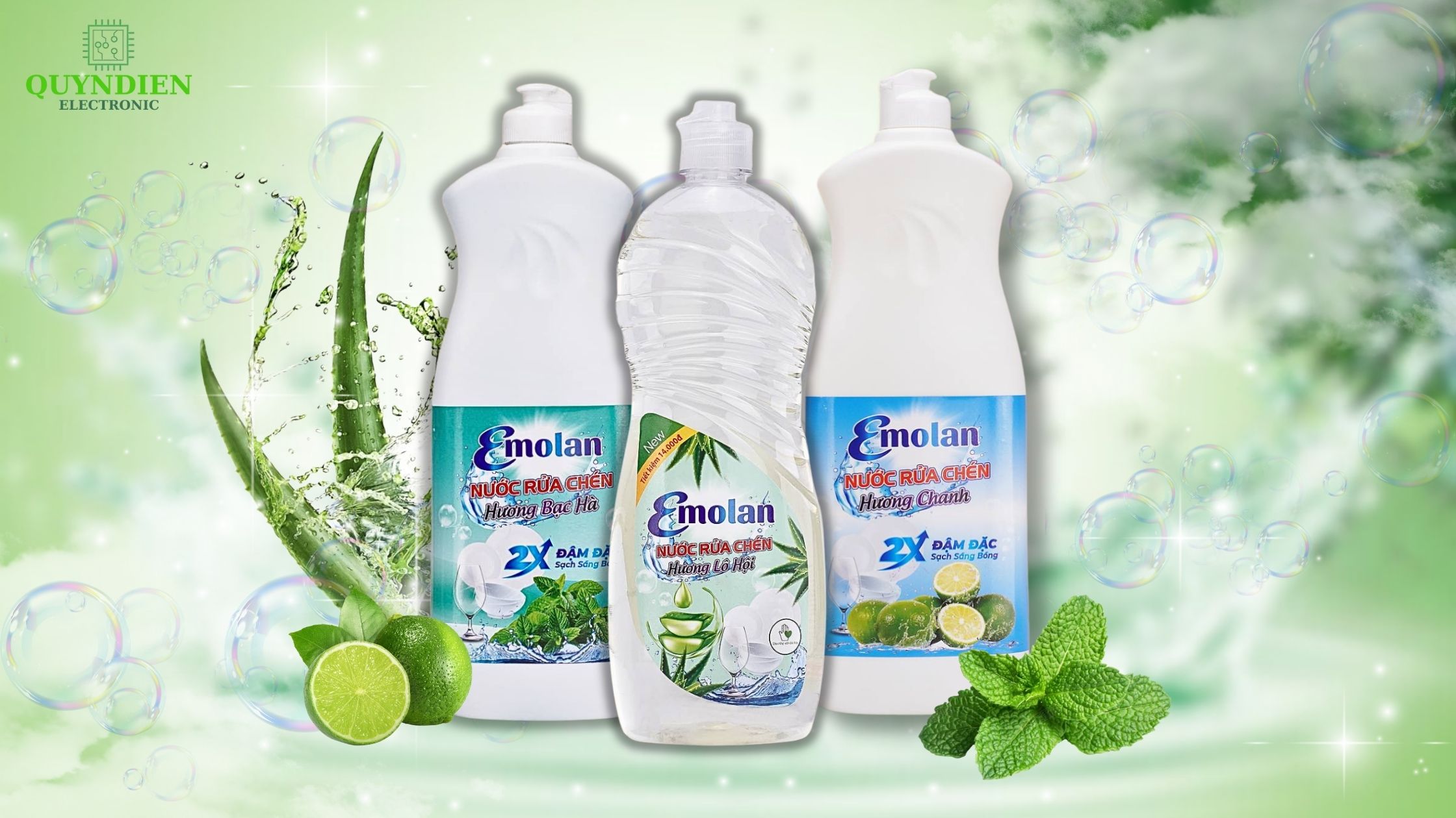 Sạch bóng – Thơm mát – Dịu nhẹ cho da tay