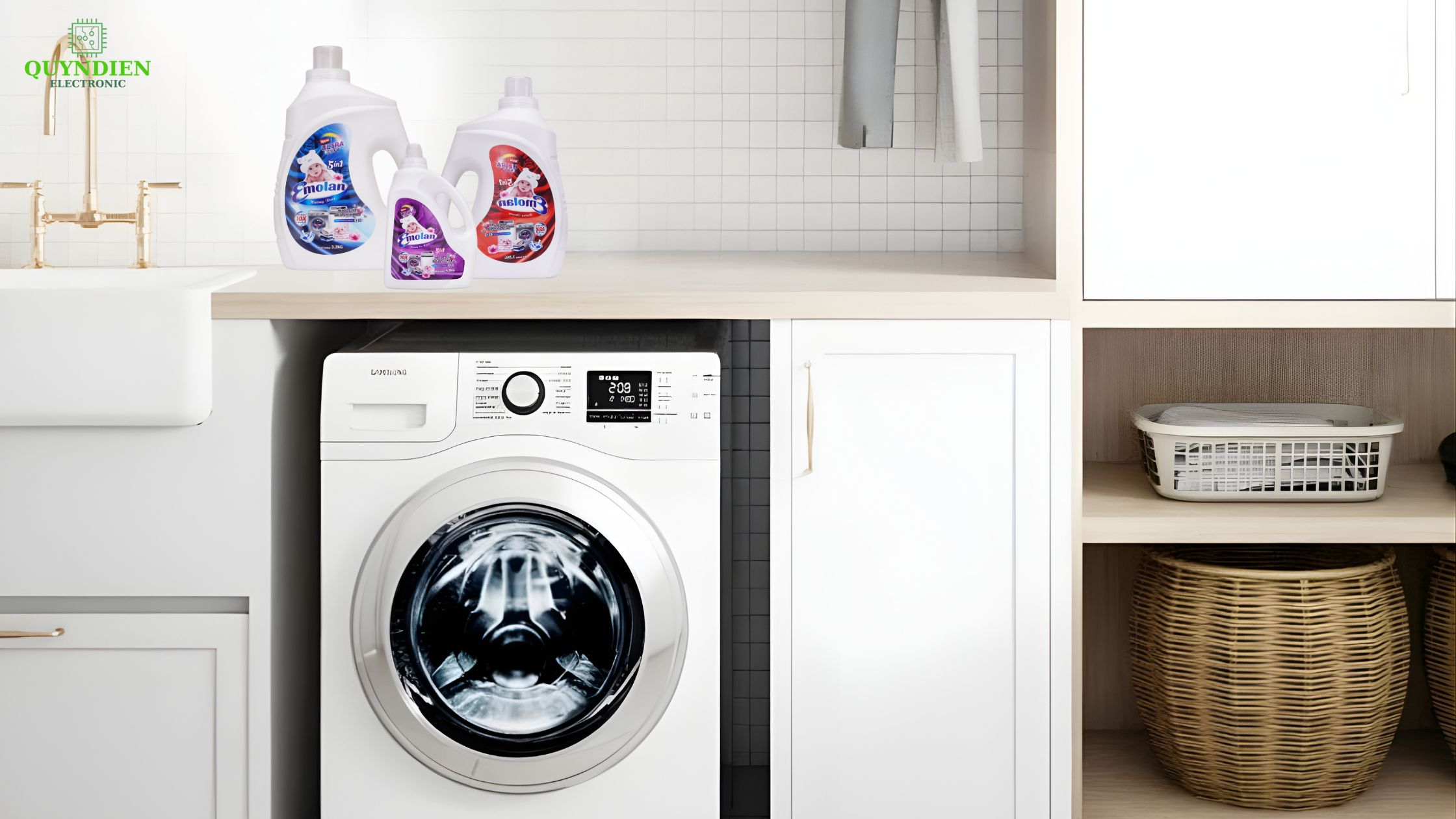 “Phù hợp mọi loại máy giặt – Công nghệ giặt siêu sạch mới."