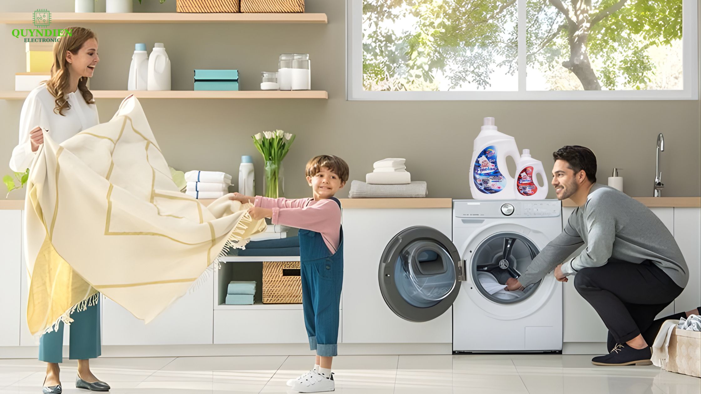 Giặt giũ không chỉ là việc nhà – mà là khoảnh khắc yêu thương gia đình.