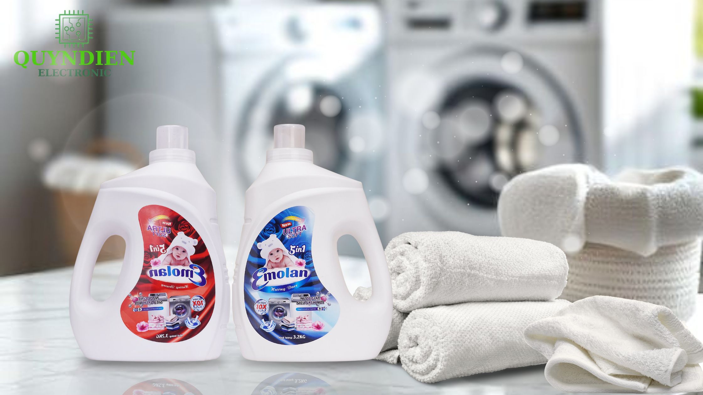 Phù hợp cho máy giặt cửa ngang và cửa trước giúp giặt sạch nhanh, tiết kiệm thời gian.