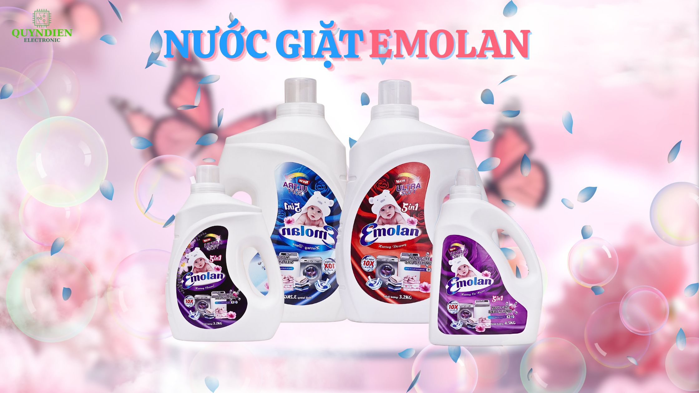 Một trong những lựa chọn được Quỳnh Diễn tuyển chọn để giúp bạn giặt sạch dễ dàng và an tâm hơn mỗi ngày.