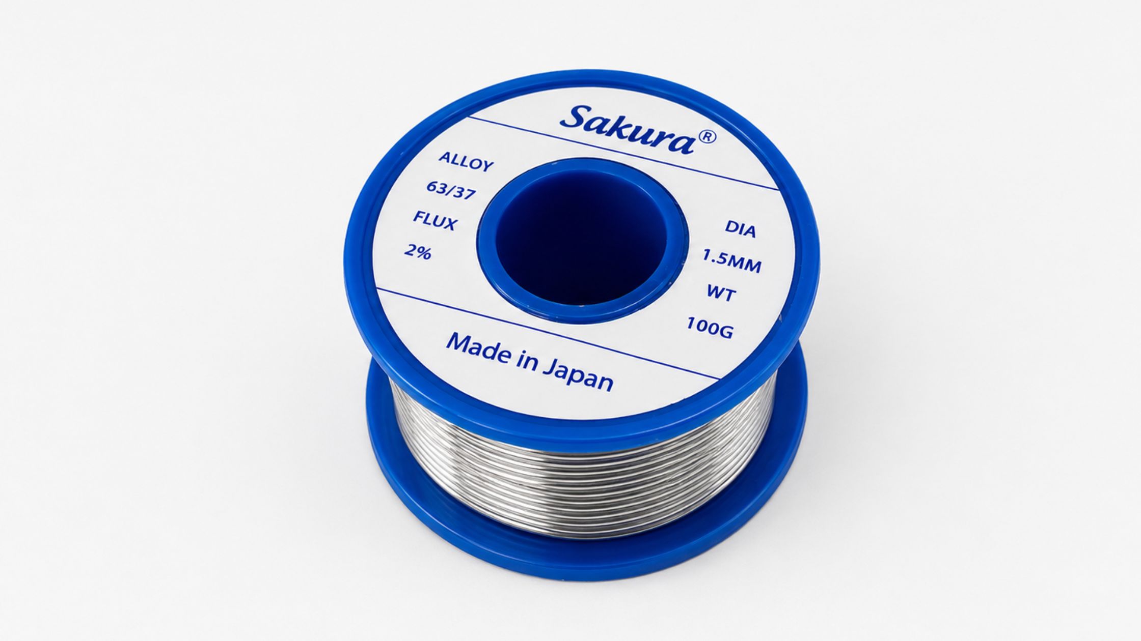 Cuộn chì hàn Sakura 1.5mm Nhật Bản (63/37) chuyên dụng cho mối nối công suất cao