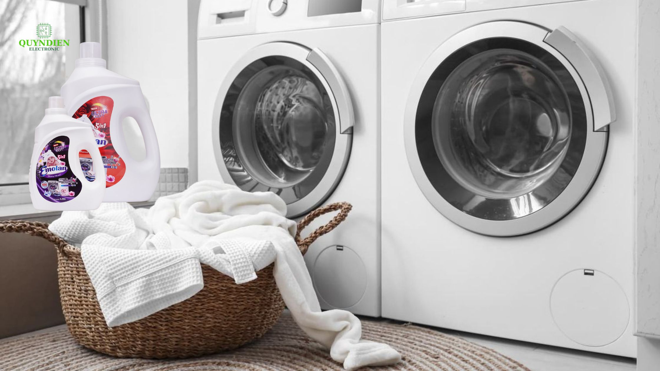 Nước giặt cho bé EMOLAN an toàn, dịu nhẹ, phù hợp cả cho làn da nhạy cảm.