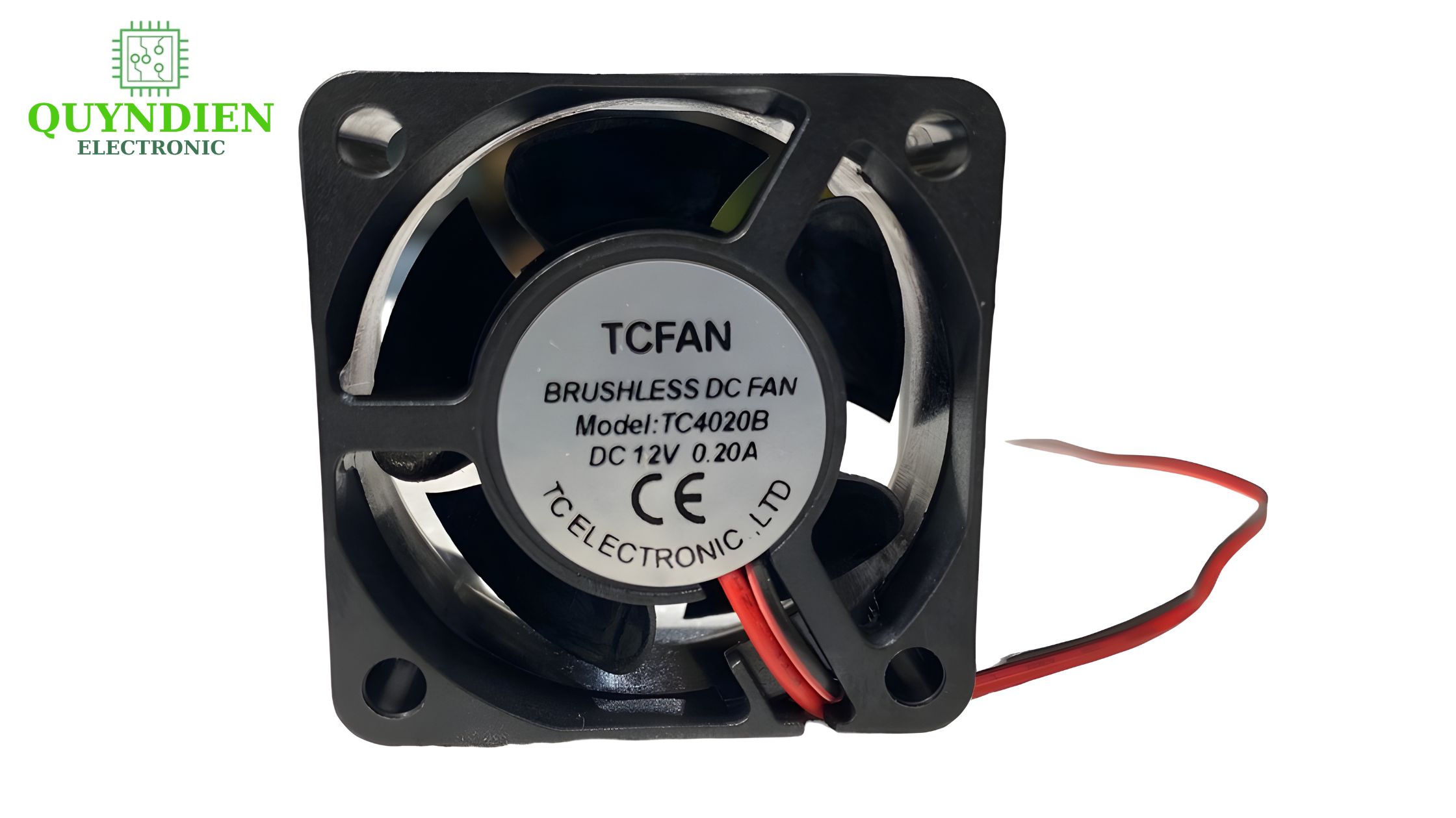 Quạt Tản Nhiệt 12VDC 4x4x2cm 0.20A-0.30A - Linh Kiện Quỳnh Diễn