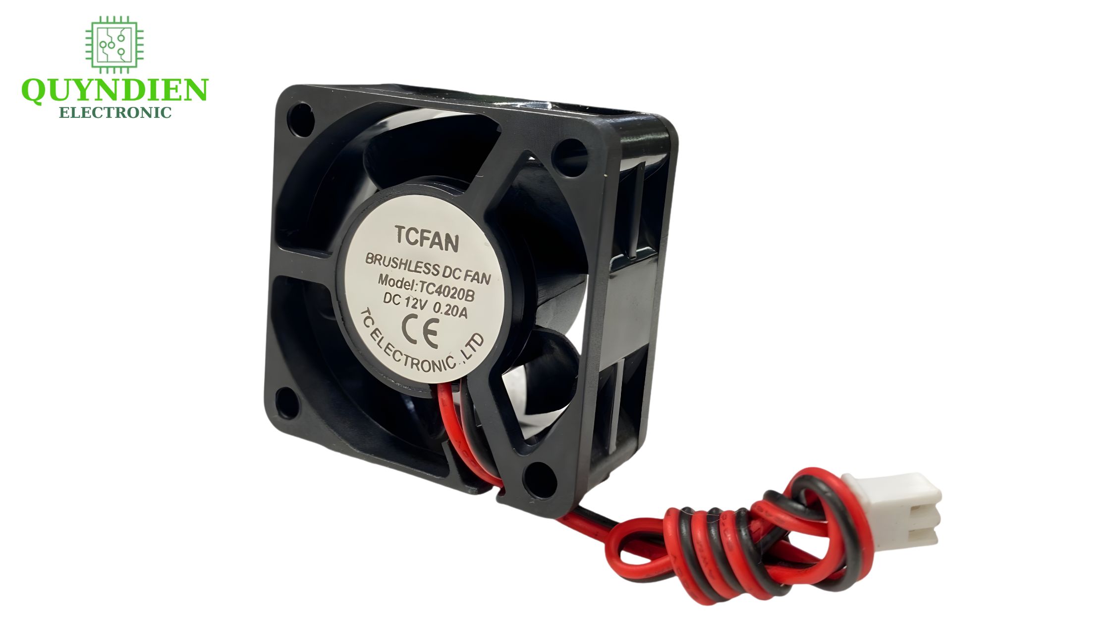 Quạt Tản Nhiệt 12VDC 4x4x2cm 0.20A-0.30A - Linh Kiện Quỳnh Diễn