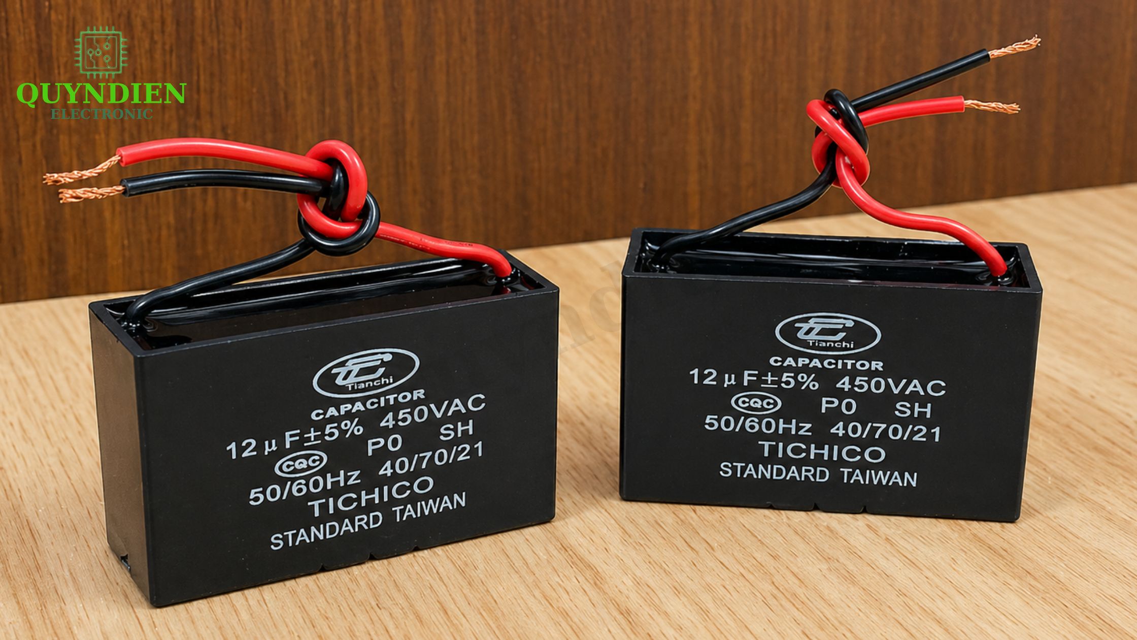 Tụ Tinh Chi 12µF ±5% 450VAC dùng cho thợ sửa chữa điện dân dụng