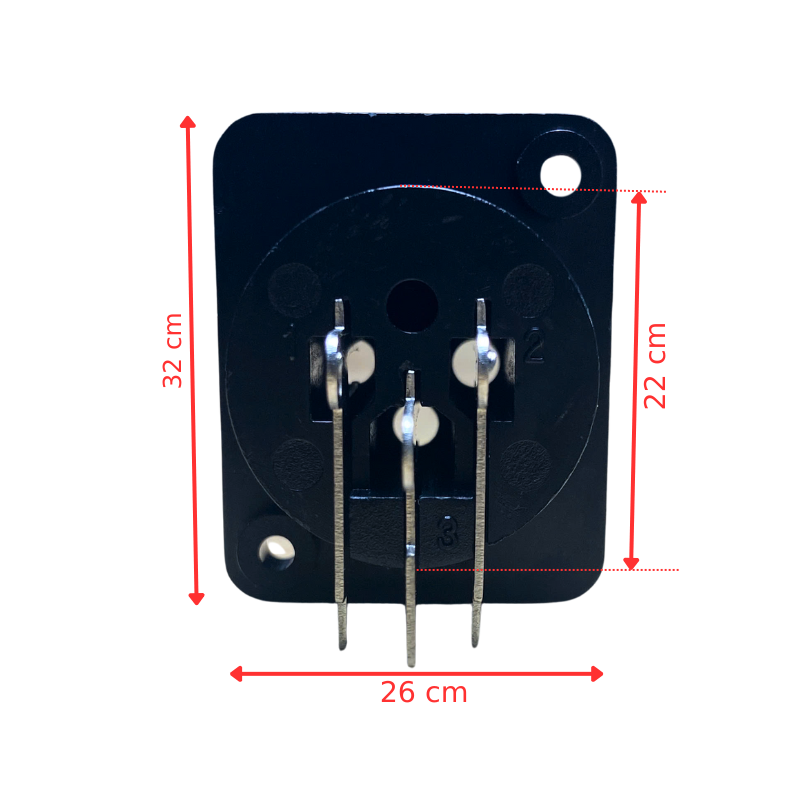 Jack Canon Cái Âm 3 Chân XRL Kết nối microphone mixer cục đẩy vang số lọc xì