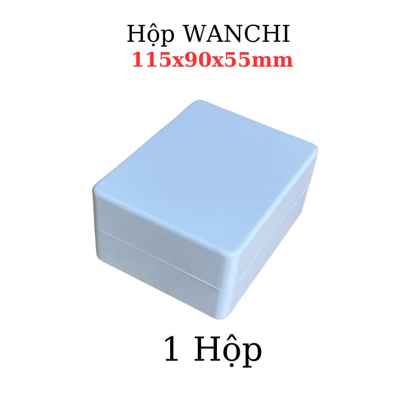 Hộp Nhựa ABS WANCHI 115x90x55mm Màu Trắng