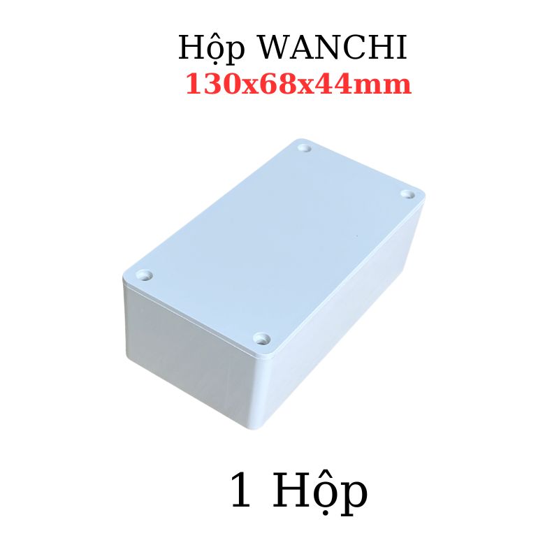 Hộp Nhựa ABS WANCHI 130x68x44mm Màu Trắng