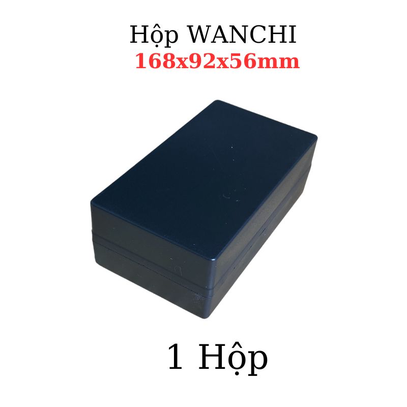 Hộp Nhựa ABS WANCHI 168x92x56mm Màu Đen