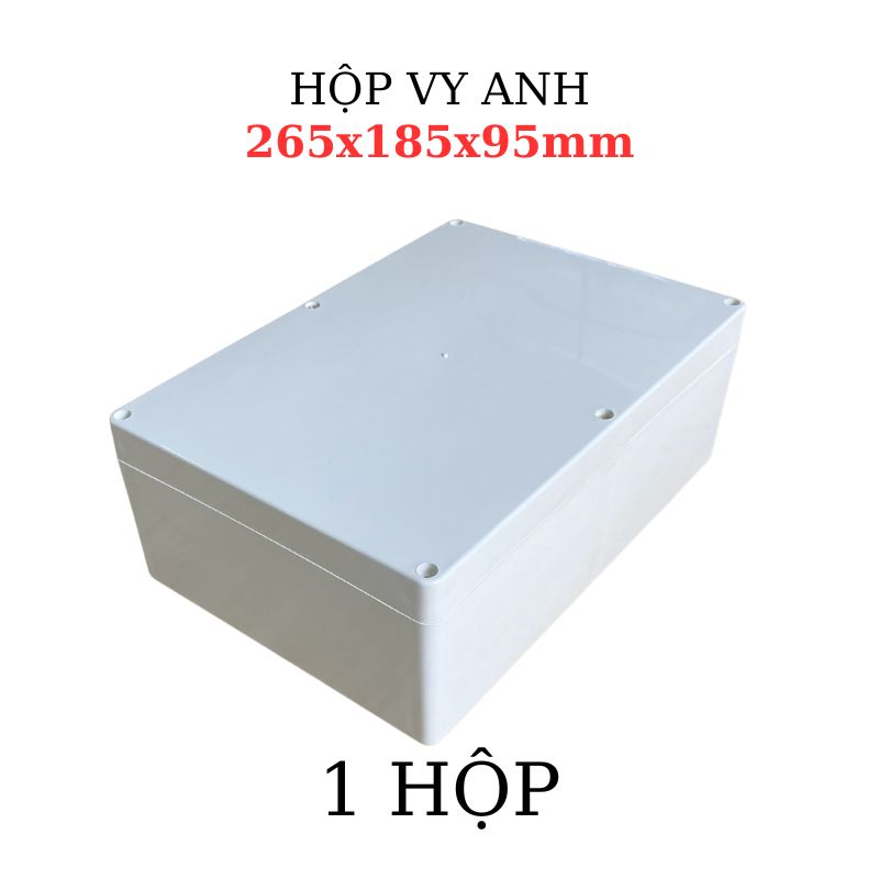 Hộp Vy Anh 265x185x95mm Màu Trắng Nắp Đục