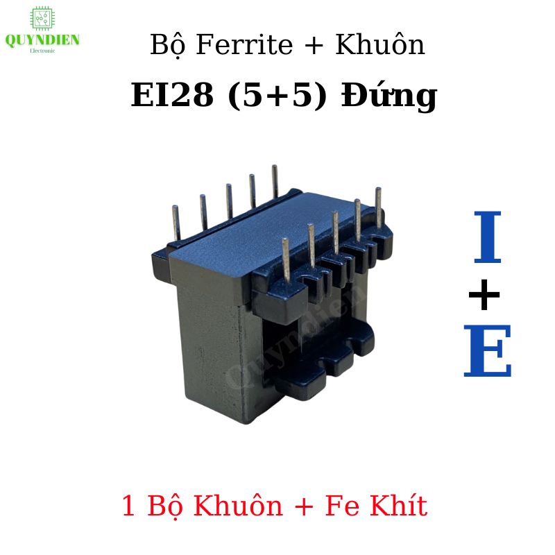 Khuôn EE28 (5+5 chân) Dùng Lõi Ferrit EI28/EE28