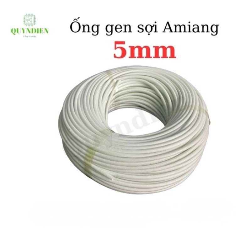 Ống Gen Amiang Sợi Thuỷ Tinh Size 5mm - Cuộn 100 Mét