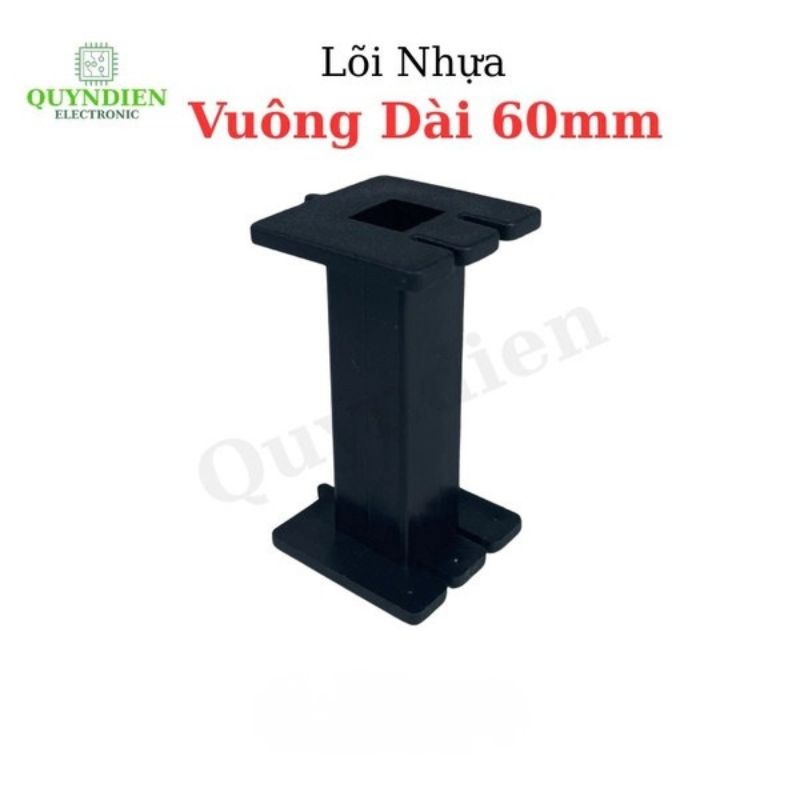 Lõi Khuôn Nhựa Vuông Dài 60mm Màu Đen
