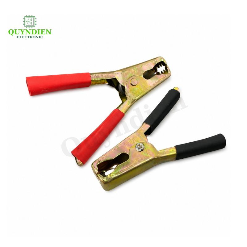 Kẹp Bình Ắc Quy 100A Thép Không Gỉ Đỏ Đen