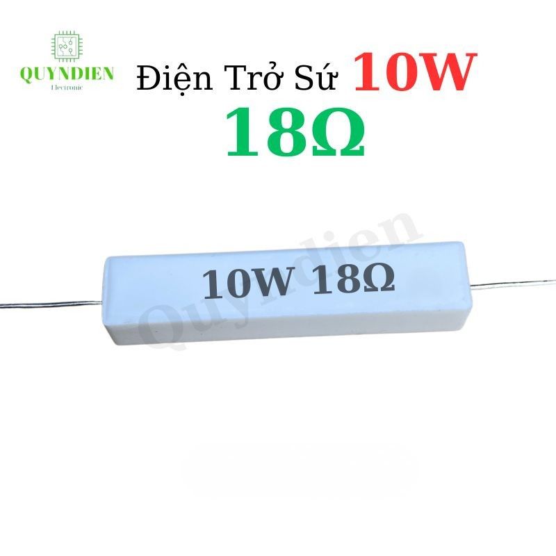Điện Trở Sứ Nằm 10W - 18R