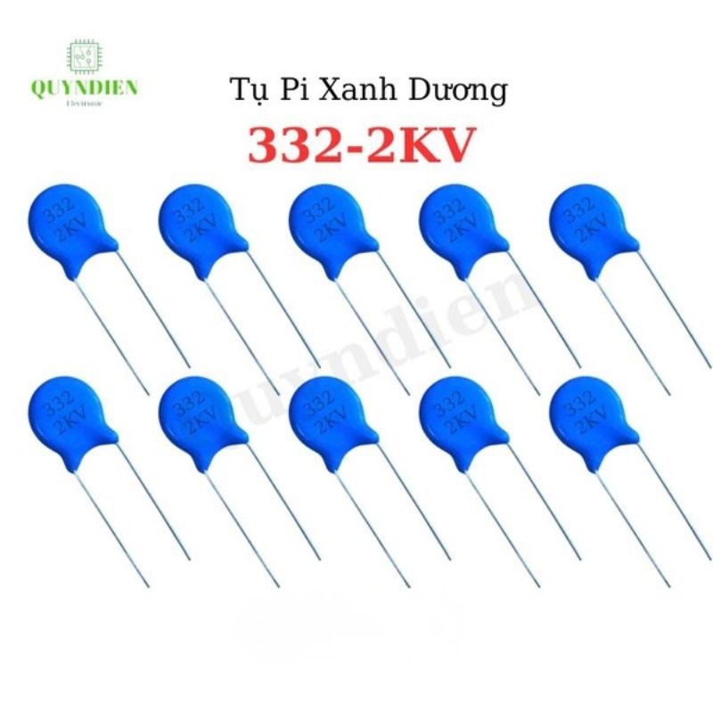 Tụ Pi 332-2KV Xanh Dương