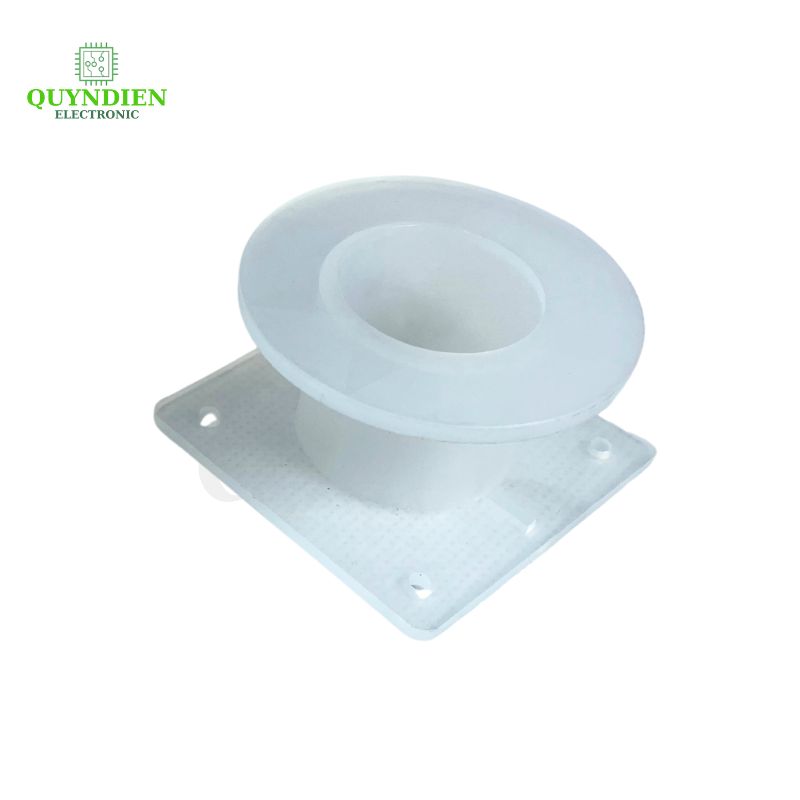 Lõi Nhựa Vuông Tròn 40 Quấn Cuộn Cảm Phân Tần Loa - Màu Trắng Trong