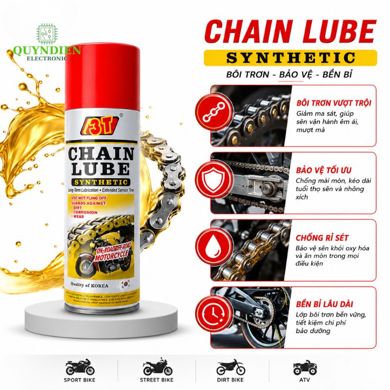Mở Bò Nước, Dưỡng Sên CHAIN LUBE 3T