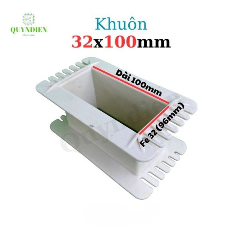 Khuôn Nhựa Quấn Biến Áp Fe Silic 32x100mm