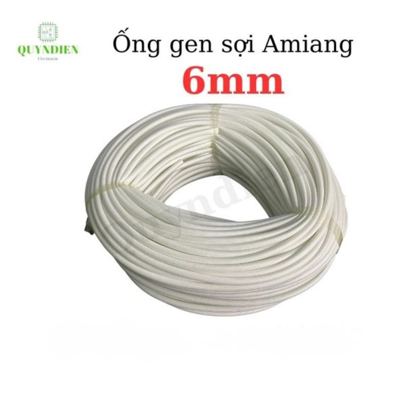Ống Gen Amiang Sợi Thuỷ Tinh Size 6mm - Cuộn 100 Mét